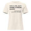Lockeres Damen-T-Shirt – Bella + Canvas 6400 | OHNE HIRN