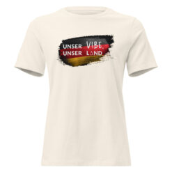 Lockeres Damen T-Shirt – Bella + Canvas 6400 | UNSER VIBE