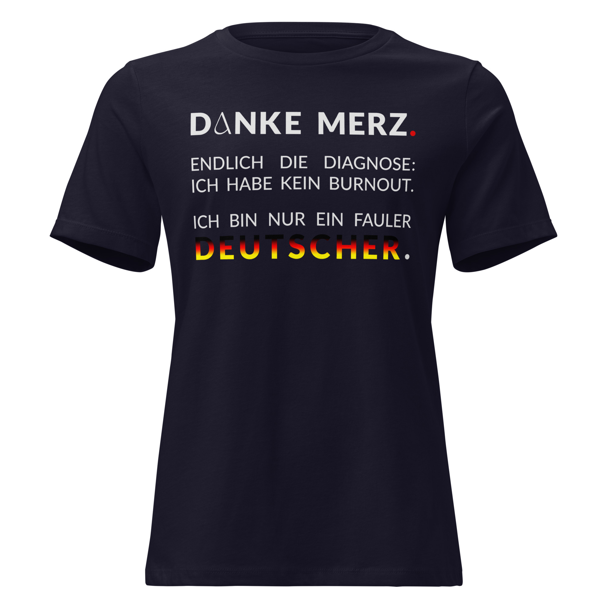 Lockeres Damen-T-Shirt – Bella + Canvas 6400 | DANKE MERZ – Bild 2