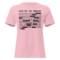 Lockeres Damen-T-Shirt – Bella + Canvas 6400 | GESCHWÄRZT