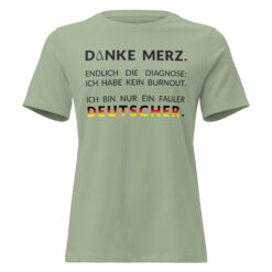 Lockeres Damen-T-Shirt – Bella + Canvas 6400 | DANKE MERZ