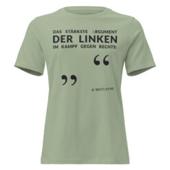 Lockeres Damen-T-Shirt – Bella + Canvas 6400 | LINKES ARGUMENT