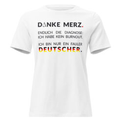 Lockeres Damen-T-Shirt – Bella + Canvas 6400 | DANKE MERZ